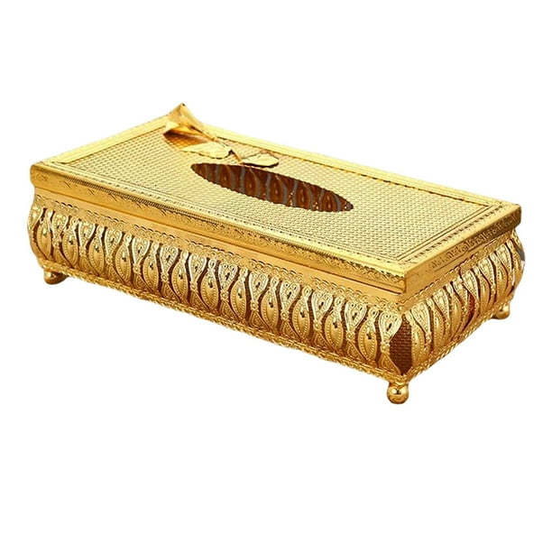 Dispensador de servilletas Caja de pañuelos faciales , dispensador de servilletas, soporte de pañuelos para dormitorio, oficina, Hotel, decoración del hogar Magideal Dispensador de servilletas