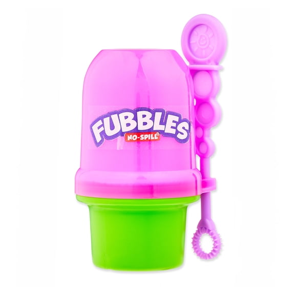 Fubbles No-Spill Pink Mini Bubble Tumbler Mini, Ages 18 Months and Up