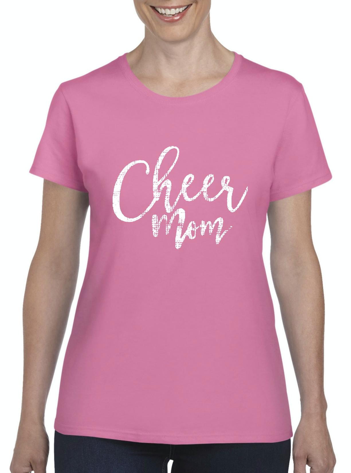 Artix - Womens Cheer Mom Short Sleeve T-Shirt - Walmart.com - Walmart.com