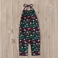thumbnail image 5 of IROINNID Girls' Casual Sleeveless Jumpsuits Spaghetti Strap Loose Romper Long Pants with Pockets, 5 of 9