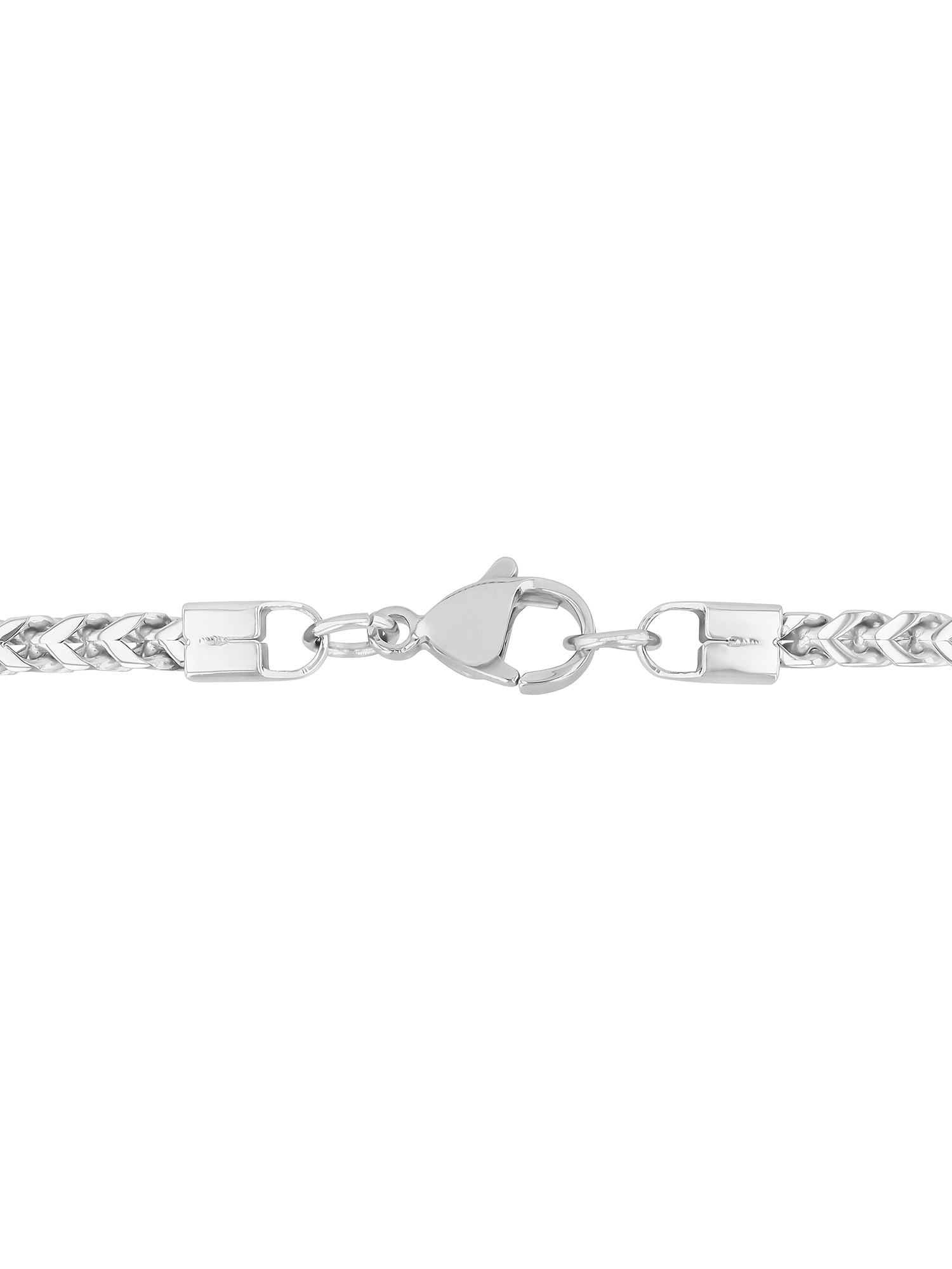 Men's Silver-Tone Stainless Steel Franco 22" Chain Necklace - Brilliance Fine Jewelry