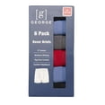 thumbnail image 2 of George Men's Cotton Blend Stretch Boxer Briefs, 6-Pack, Sizes S-2XL, 2 of 11