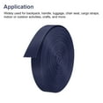 thumbnail image 4 of Uxcell Flat Nylon Webbing Strap for Backpack, Cargo Strap, High Strength and Durable Material for Various Uses Dark Blue, 4 of 6