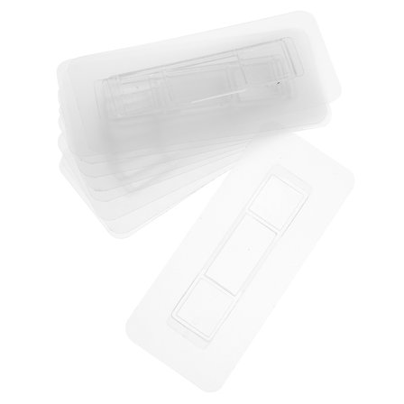 HOMEMAXS 50pcs Wall Mount Hooks Clear Wall Hooks Clear Adhesive Hook Sticker Hanger Stickers