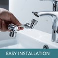 thumbnail image 4 of Universal Splash Faucet 1080 Rotating Faucet Extender Aerator con modos de salida Hugtrwg Para estrenar, 4 of 8