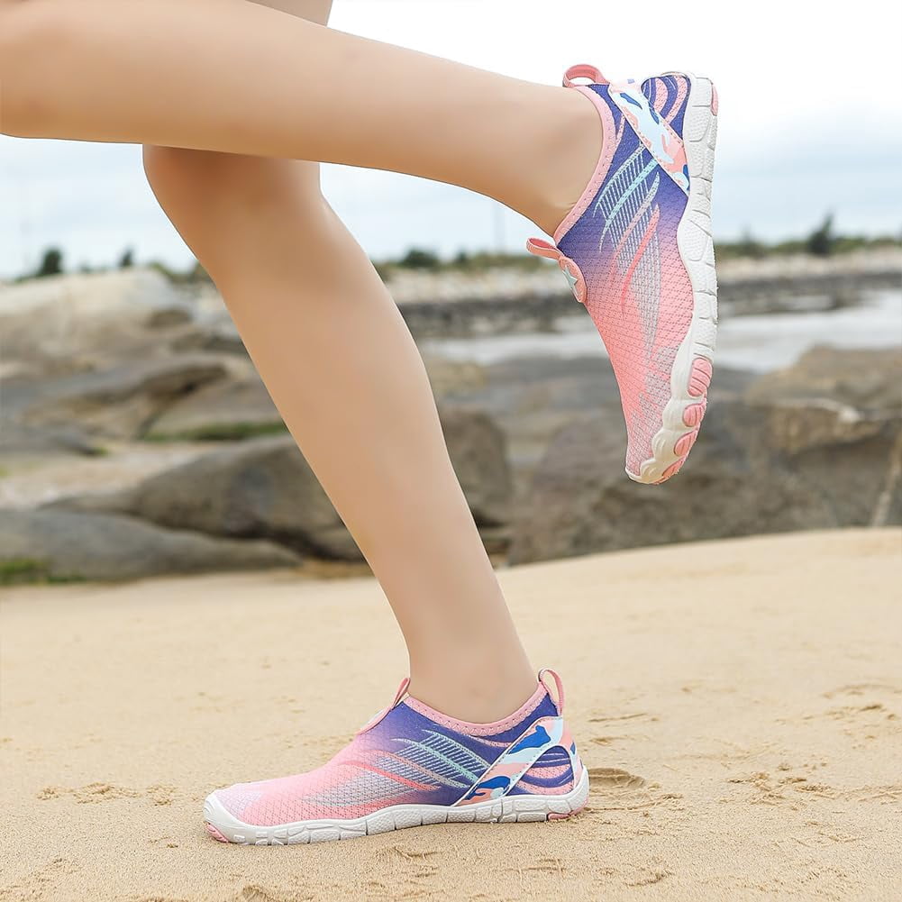 Barefoot Shoes Quick Dry Athletic Hiking Sports Travel Shoes Aqua Shoes, Non-Slip & Breathable Womens Mens Wide Toe Zero Drop Shoes