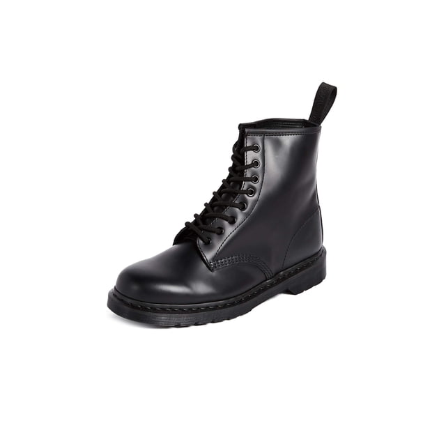 Bota Dr. Martens 1460 Mono de Cuero Liso con 8 Ojales Negra