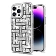 thumbnail image 2 of For Apple iPhone 14 Plus Sparkly 3D Design Diamond Shockproof Protective Bling Rhinestone TPU Hybrid Skin Cover ,Xpm Phone Case [ Pinwheel Silver ], 2 of 4