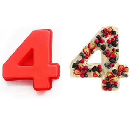 

3 Number Silicone Cake Baking Molds Baking Molds for Birthday Wedding Anniversary 1PCS