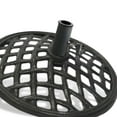 thumbnail image 5 of Four Seasons Courtyard Norwalk 19” Round Cast Iron Umbrella Base, Black, 5 of 6