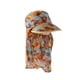 thumbnail image 1 of Sombrero para el sol con cubrebocas desmontable y solapa para el cuello para senderismo, caminatas y desplazamientos. marrón, 1 of 9