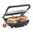 thumbnail image 1 of Hamilton Beach Panini Press & Indoor Electric Grill, 1500 Watts, Nonstick Plates, Stainless Steel, 25410, 1 of 8