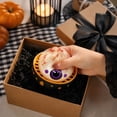 thumbnail image 5 of Halloween Squishy Toy with Eyeball Dumpling Design, 1-Set, White with Purple Eye and Red Veins, for Kids Party Favors, Toy, 5 of 5