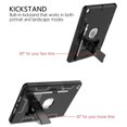thumbnail image 6 of For iPad 7th Generation 2019 10.2 inch / A2200 / A2198 / A2197 Shockproof Duty Hard Kickstand Case Cover Black/Black, 6 of 10