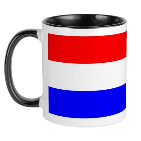 

CafePress - Dutch Flag Mug - Ceramic Coffee Tea Novelty Mug Cup 11 oz