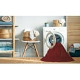 thumbnail image 2 of Ahgly Company Tapis d'Intérieur Lavable en Machine Carré Rouge Nuit, 4 Pieds Carré, 2 of 7