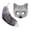 Grey, variant on Adult Face Guard Black Animal Face Guard Makeup Dance Men And Women Half Face Face Guard With Cute Tail Keychain Pendant Party Dresses for Girls Event Tablecloth Party Dress Event Planner Organizer