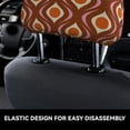 thumbnail image 4 of Naloa 70's Retro Print 2 PCS Car All-Inclusive Headrest Cover,Seat Headrest Cover Headrest Cover Protector for Most Car Models, 4 of 9