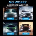 thumbnail image 2 of WODJR 9005 H11 Headlight Bulbs 9005 H11 Lights Bulb 9005 H11 Led Headlight Bulbs 9005 H11 Led Bulbs Fog Light Bulbs Low Beam Replacement Bulb Lighting 6500K White Fog Headlights for Car 2 Pack, 2 of 6