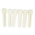 thumbnail image 3 of Guitar Bridge Bone Nut Saddle Set Folk Acoustic Guitar Bone Bridge Pin Nut Saddle Replacement, 3 of 8