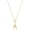 A - Small Letter, variant on Gold Initial Necklaces for Women 18K Gold Plated Dainty Letter Necklace, A-Z Simple Gold Necklace for Women Trendy(Small Letter)[w1954]