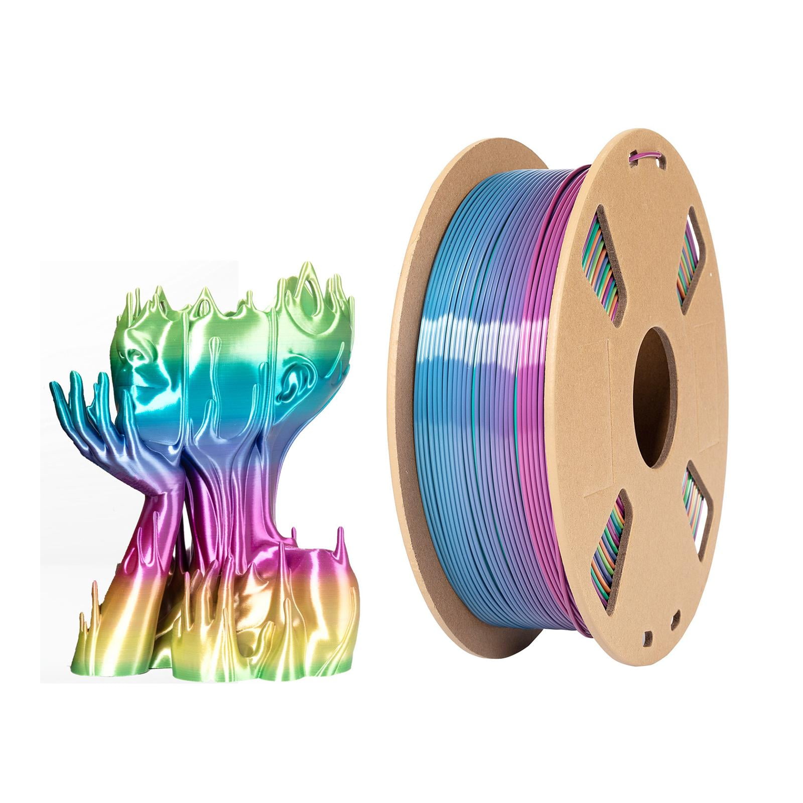 Wzmzjy 3D Printer Filament 1.75 mm Pla Filament Professional Multicolor Accessories 1kg Style A