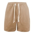 thumbnail image 3 of Hiijoy Boys Casual Corduroy Shorts Elastic Waist Drawstring Shorts Kids Athletic Shorts, 3 of 6