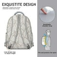 thumbnail image 5 of Vintage Bohemian College Backpack - Spacious 17" Laptop Compartment, Water-Resistant Oxford Material for Campus, Dorm & Commuter Use, 5 of 6