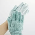 thumbnail image 2 of 4 Pairs Exfoliating Shower Bath Gloves for Shower,Spa,Massage and Body Scrubs,Dead Skin Cell Remover Solft and Suitable for Men,Women and Children, 2 of 7