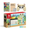 Nintendo Switch Animal Crossing Limited Console Mario Party Super Stars, with Mytrix Wireless Pro Controller Peary Bear Tempered Glass Screen Protector