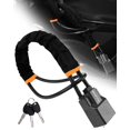 thumbnail image 1 of Cerradura de volante Tevlaphee, antirrobo, para coche, de seguridad, color negro, 1 of 7