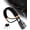 Black, variant on Tevlaphee Steering Wheel Lock Seat Belt Lock Universal Anti Theft Car Device Car Lock Car Theft Prevention with 3 Keys for Car Security Fit Most Vehicles Truck SUV Van(Black)