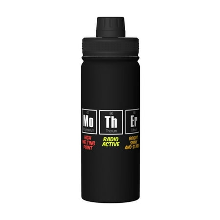 

Mother Periodic Table 18 Oz Water Bottles Insulated Water Bottle Stainless Steel Thermos with Flip Lid
