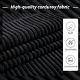 thumbnail image 5 of BYBYME 6 inch Tri-Fold Mattress,Corduroy Folding Mattress Made of a Whole Foam,Memory Foam Mattress Topper Perfect for Sleeping,Camping,Twin,Black, 5 of 10