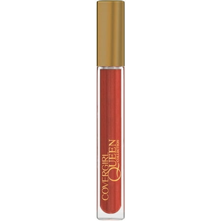 Flavored Vanilla Lip Gloss - COVERGIRL Queen Collection Colorlicious Lipgloss, Caribbean Coral