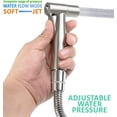 thumbnail image 3 of Greenco Handheld Bidet Sprayer, Stainless Steel Brushed Nickel Design, 3 of 6