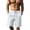 White -CO17, variant on Nestiefly Mens Linen Shorts Casual Beach Shorts Elastic Waist Lightweight Drawstring Summer Cargo Shorts with 4 Pockets 2026 Army Green XL