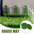 thumbnail image 3 of FRCOLOR 8pcs Artificial Garden Grass Miniature Fairy Grass Lawn Ornament Garden Dollhouse DIY Simulation Craft Mat Round Decorative Grass for Dollhouse Garden Decor, 3 of 8