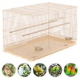 thumbnail image 7 of Alden Design 30" Bird Cage with Slide-Out Tray and Wood Perches, Almond, 7 of 7