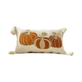 thumbnail image 2 of Autumn Pumpkin Embroidery Flock Pillow Cover – 11.8"x19.7" Hidden Zipper Cushion Case for Sofa & Holiday Decor, 2 of 6