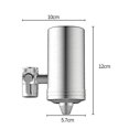 thumbnail image 2 of Stainless Steel Faucet Water Filter, Carbon Block Water Filtration System, Faucet Water Filter, Reduces Chlorine, Bad Taste And Odor, (1 Filters Inclu, 2 of 5