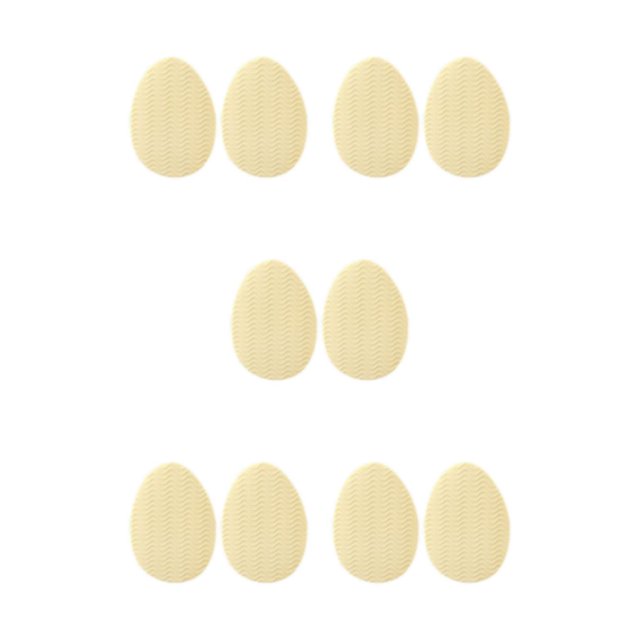 Guardoinrt Coussinets de Chaussures Antidérapants Fiables pour Talons Hauts avec Support Auto-Adhésif Tête Ronde Abricot 5Set