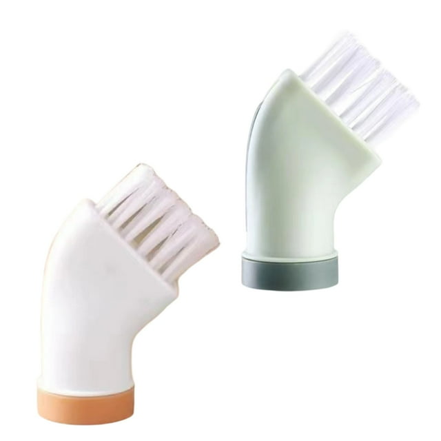 Brosse de Nettoyage Classification des Produits 2 Outils de Nettoyage Multifonctions Se Connecte à la Bouteille d'Eau Utilisation Humide et Sèche Nettoyeur d'Angle Mort pour Cuisine Salle de Bain et Nettoyage Extérieur