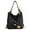 Black, variant on Canvas Tote Bag, iMounTEK Casual Daily Shoulder Hand Bag for Women Girl Teen, Back to School, Black