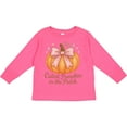 thumbnail image 3 of Inktastic Cutest Pumpkin in the Patch Halloween Boys or Girls Long Sleeve Toddler T-Shirt, 3 of 5