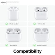 elago AirPods Pro Ear Hooks for AirPods Pro, AirPods Pro 2nd Gen, AirPods 3rd, AirPods 1 & 2 (Black) - AirPods EarHooks hold your AirPods securely, Great for fitness activities