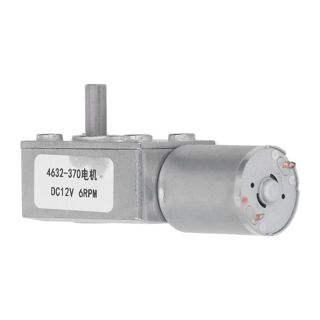 DC Gear Motor,6RPM Worm Gear Motor RPM Worm DC Geared Motor RPM Gear Motor Multi-Functional