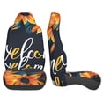 thumbnail image 3 of Sikiie Sunflower Welcome A Car Seat Protector 2 Pack Car Seat Cushion Mat, Car Seat Covers for SUV, Truck, Van, 3 of 7