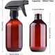 thumbnail image 2 of Botella de spray 10 oz 300 ml plástico sin BPA botella de spray con niebla fina boquilla ajustable para cabello cocina limpieza, 2 of 7