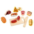 thumbnail image 2 of Juguete de corte de madera para niños, juego de alimentos de madera, juego de alimentos de madera, juguete de cocina para fiestas, actividades, regalo, 2 of 9